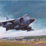 Sea Harrier over Dunsfold - Military Times - Mark Bromley