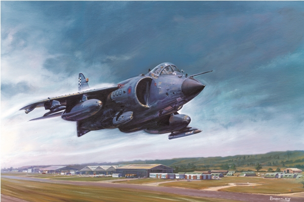 Sea Harrier over Dunsfold
