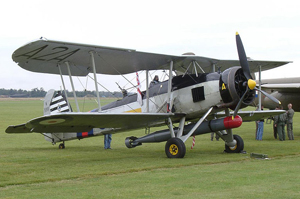 Fairey Swordfish on Airfield