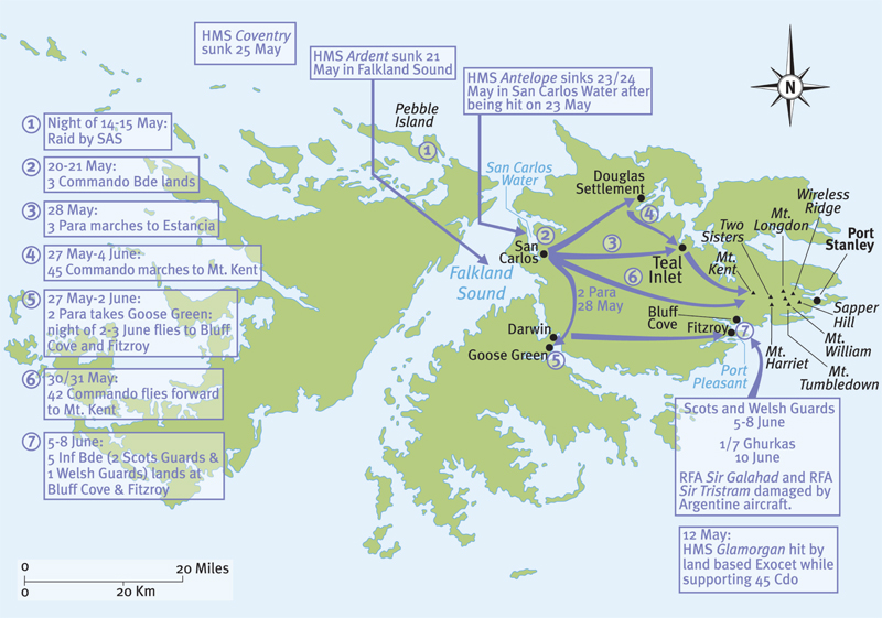 Falklands troop manoeuvres Military History Monthly