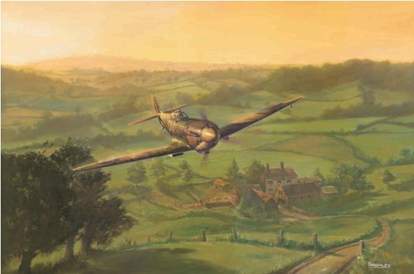 Tin Plate Model World War 2 Spitfire 2nd World War Plane RAF Military Model 